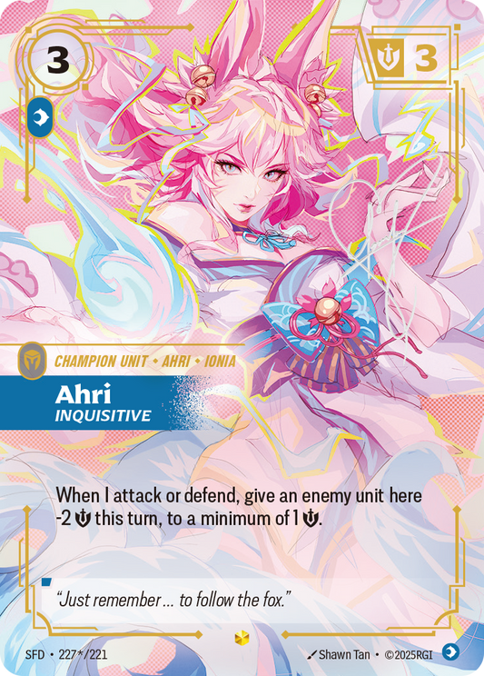 Ahri - Inquisitive SFD 227*/221 Chinese Version