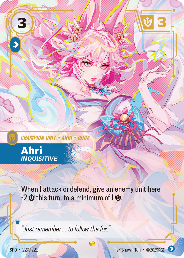 Ahri - Inquisitive SFD 227/221 Chinese Version