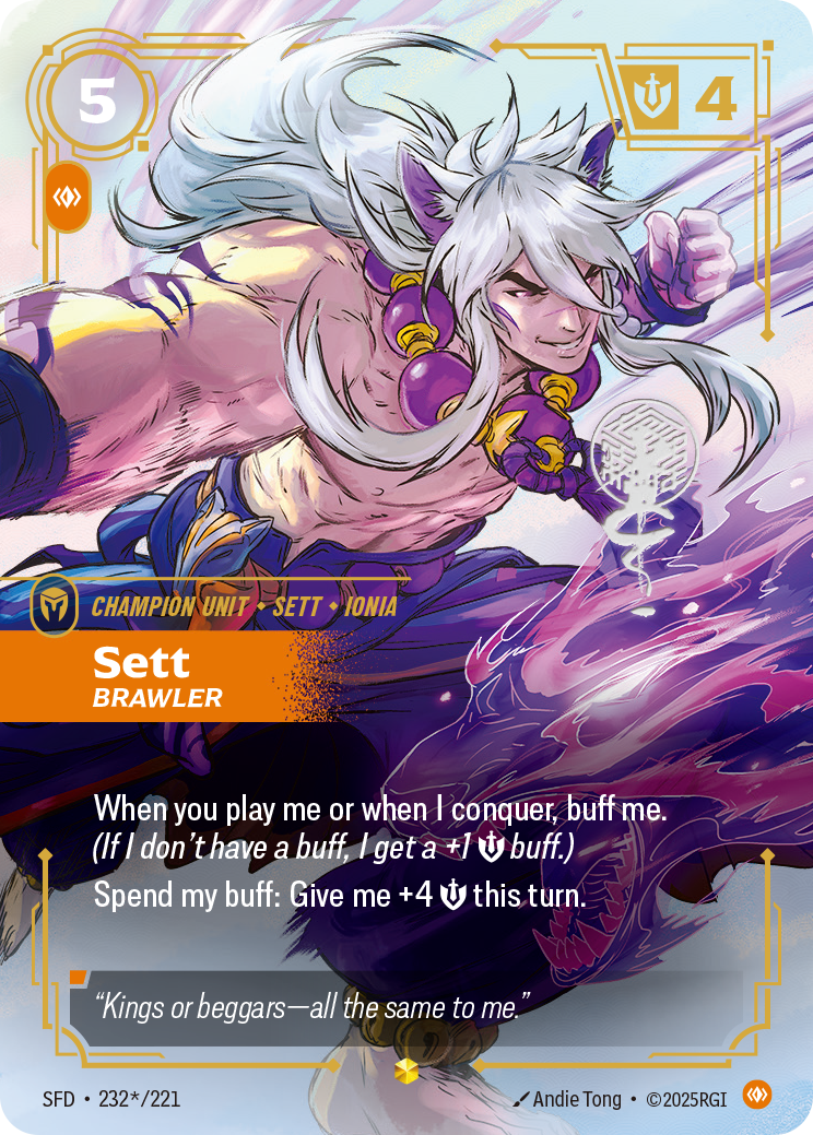 Sett - Brawler SFD 232*/221 Chinese Version