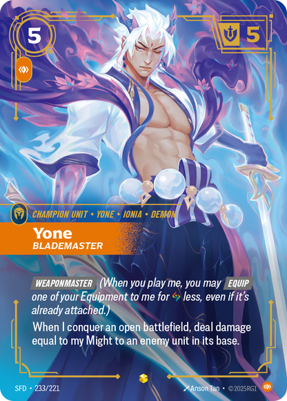 Yone - Blademaster SFD 233/221 Chinese Version
