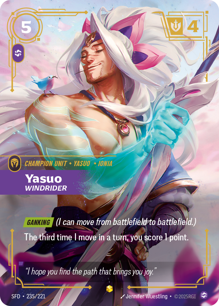 Yasuo - Windrider SFD 235/221 Chinese Version