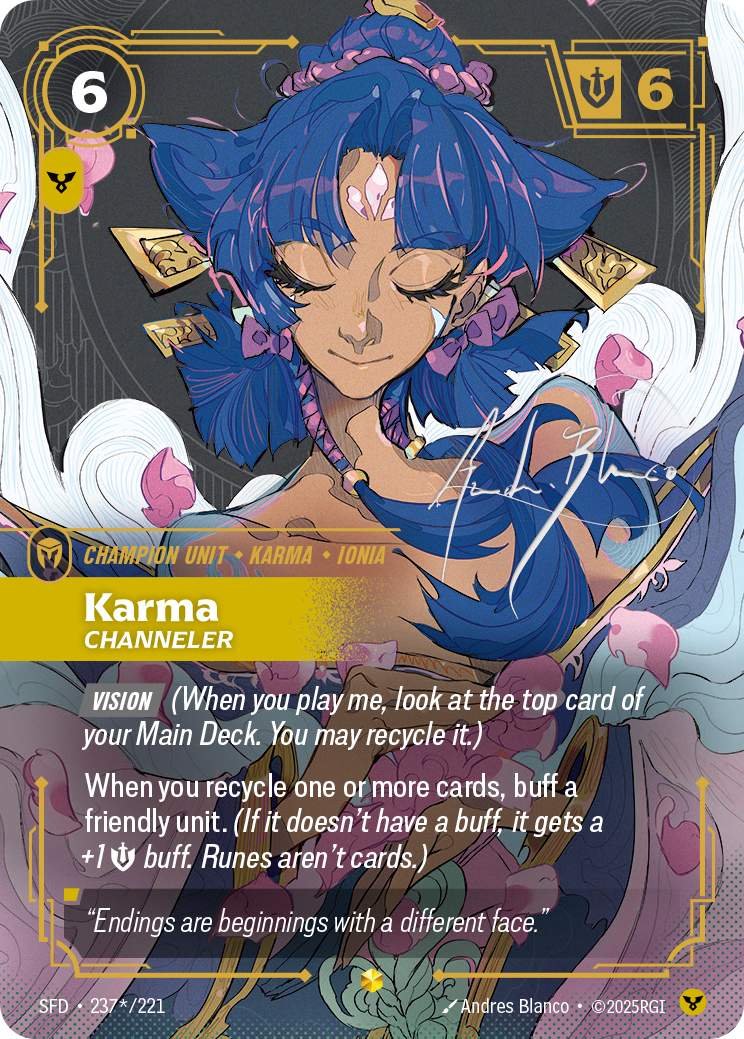 Karma - Channeler SFD 237*/221 Chinese Version