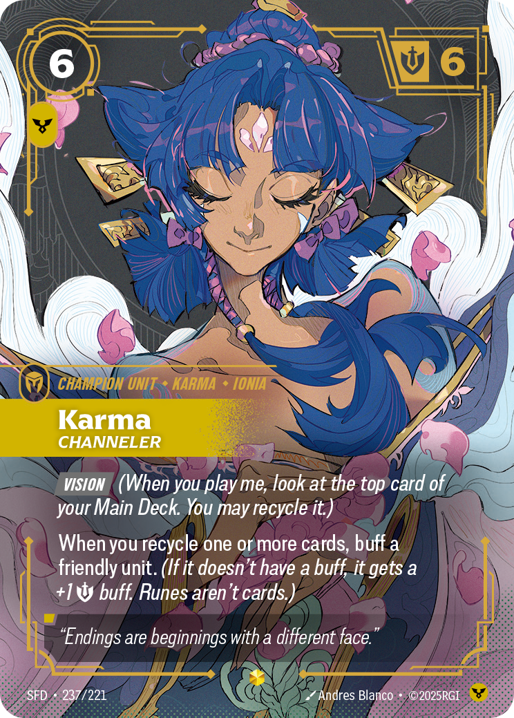 Karma - Channeler SFD 237/221 Chinese Version