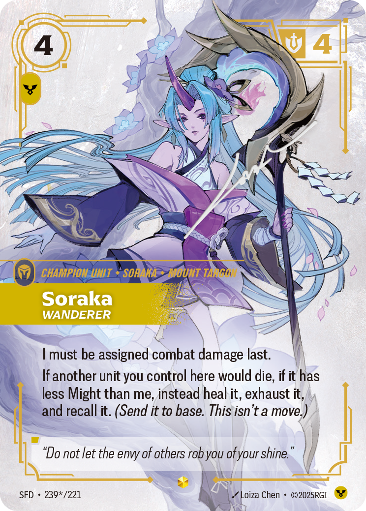 Soraka - Wanderer SFD 239*/221 Chinese Version