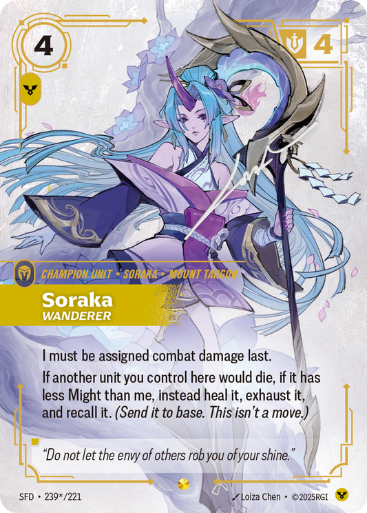 Soraka - Wanderer SFD 239*/221 Chinese Version