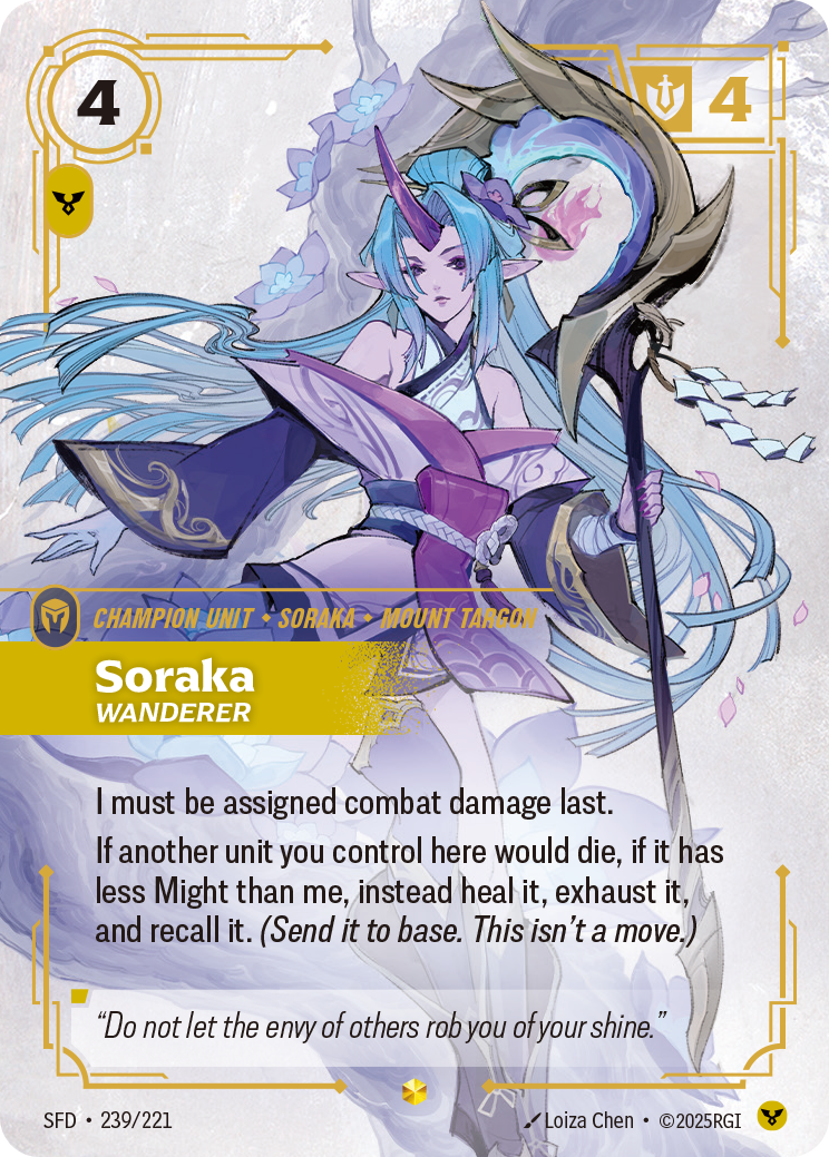 Soraka - Wanderer SFD 239/221 Chinese Version