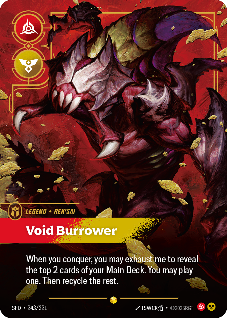 Void Burrower SFD 243/221 Chinese Version