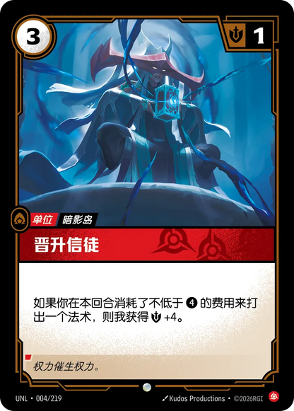 Prepared Neophyte UNL 004/219 Chinese Version