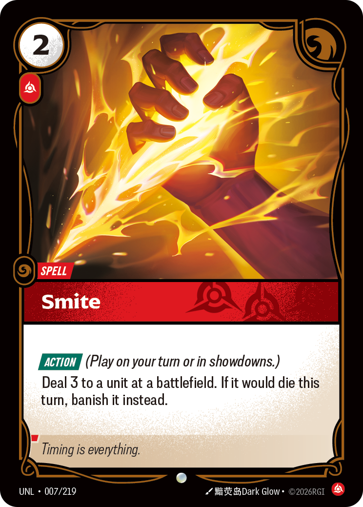 Smite UNL 007/219 Chinese Version