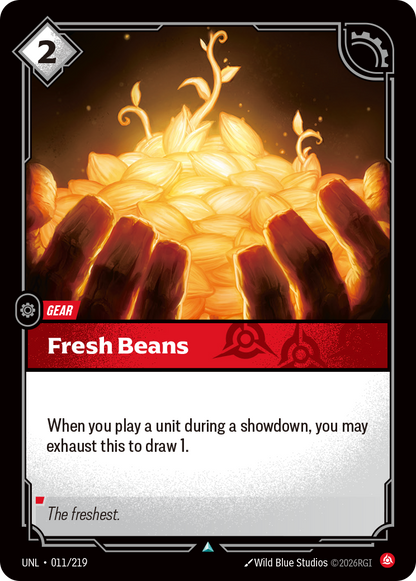 Fresh Beans UNL 011/219 Chinese Version