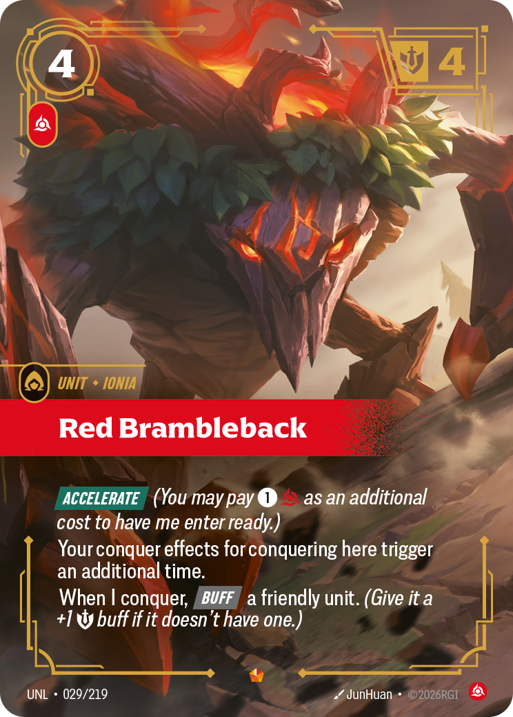 Red Brambleback UNL 029/219 Chinese Version