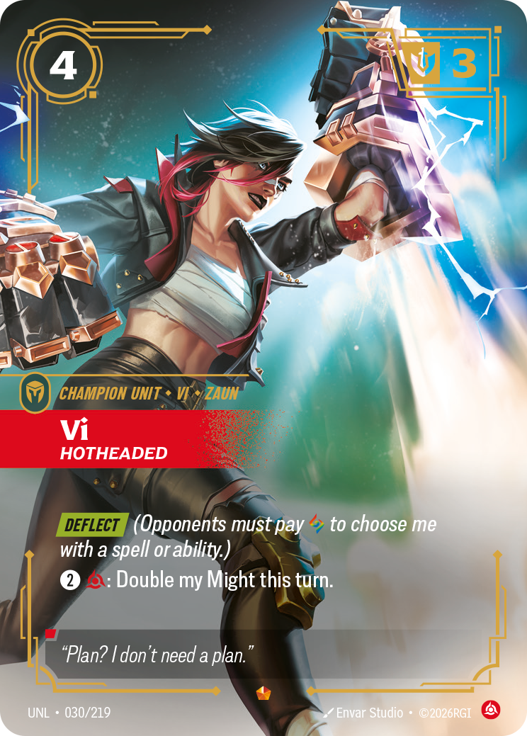 Vi - Hotheaded UNL 030/219 Chinese Version