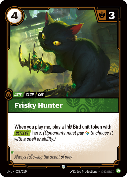 Frisky Hunter UNL 033/219 Chinese Version