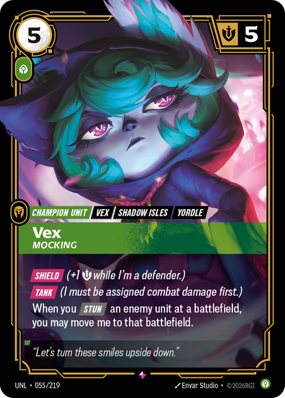 Vex - Mocking UNL 055/219 Chinese Version