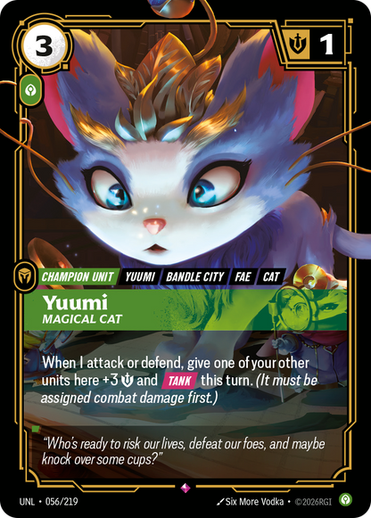 Yuumi - Magical Cat UNL 056/219 Chinese Version