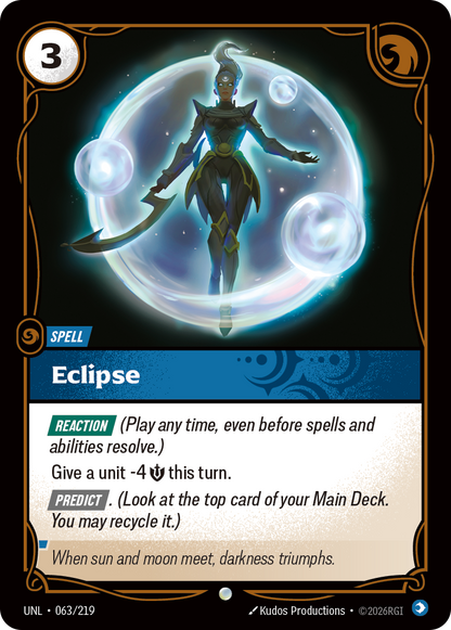 Eclipse UNL 063/219 Chinese Version
