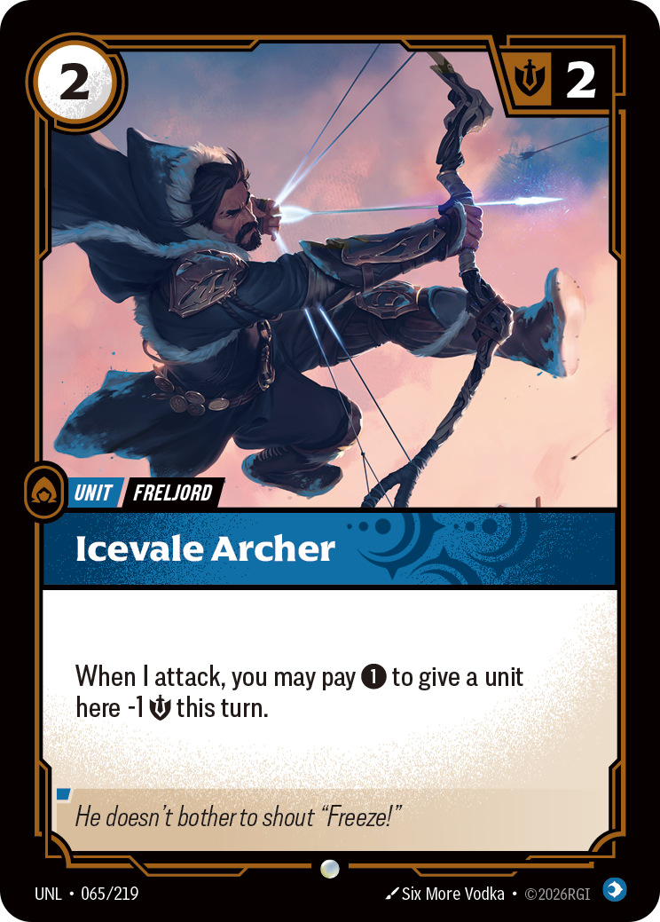 Icevale Archer UNL 065/219 Chinese Version