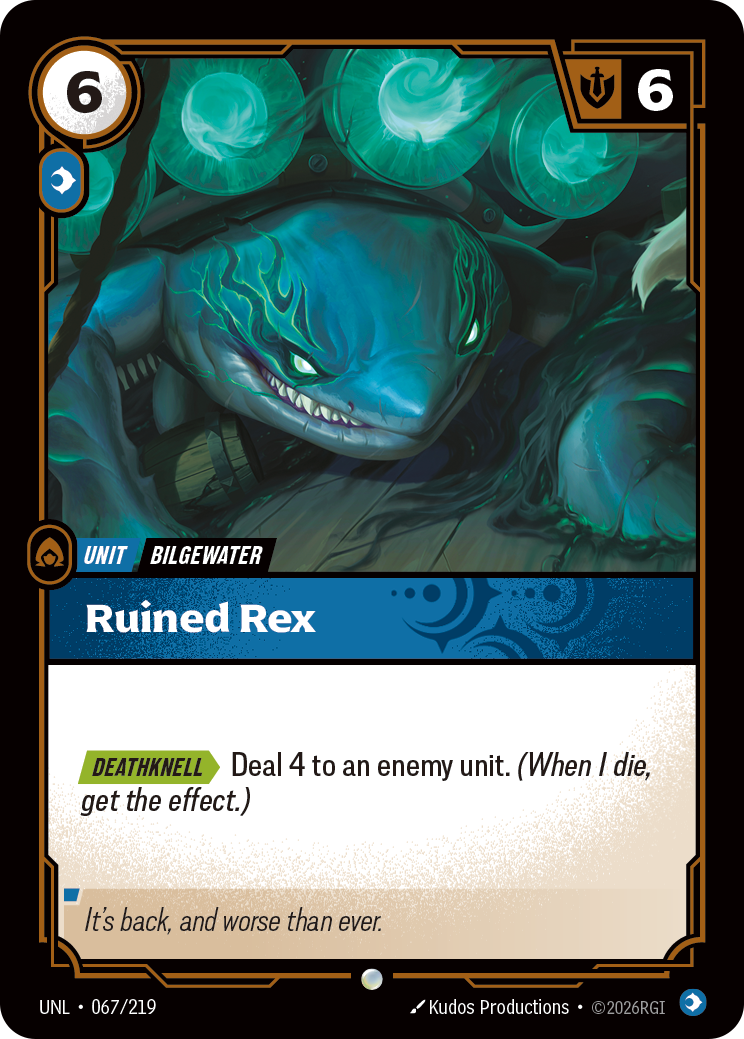 Ruined Rex UNL 067/219 Chinese Version