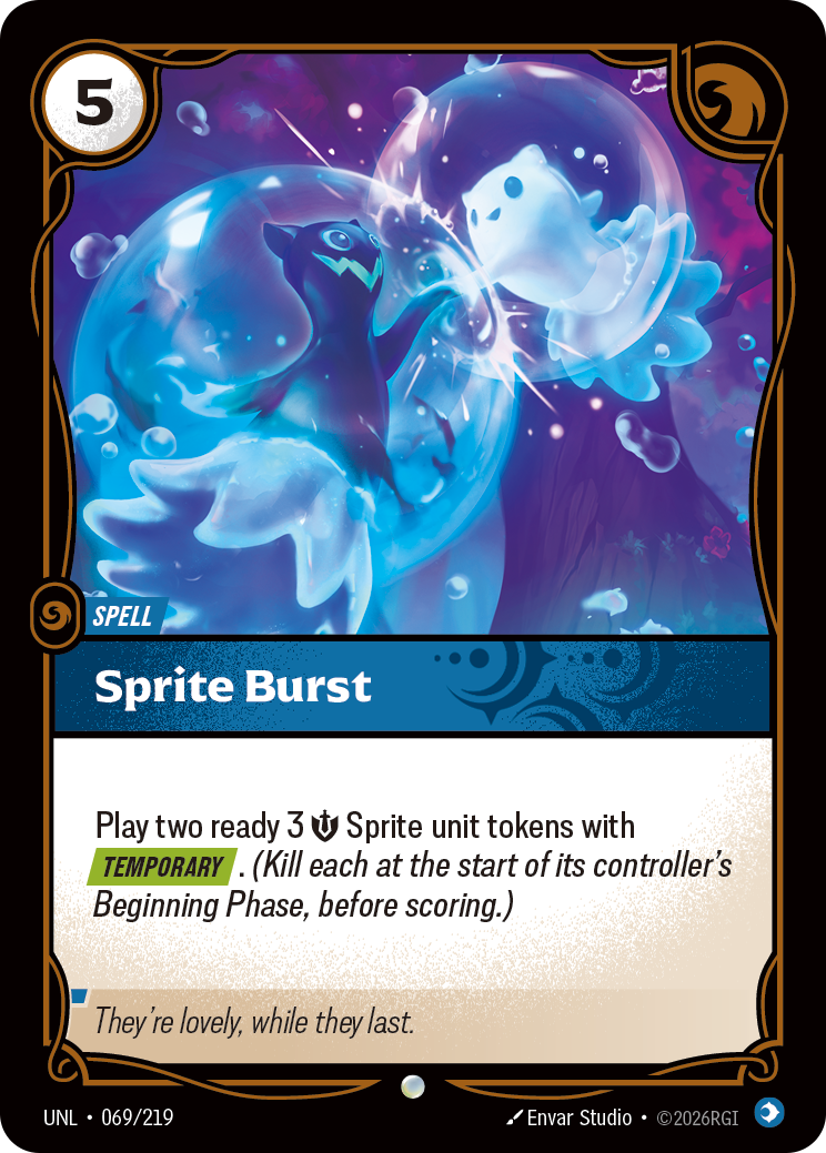 Sprite Burst UNL 069/219 Chinese Version