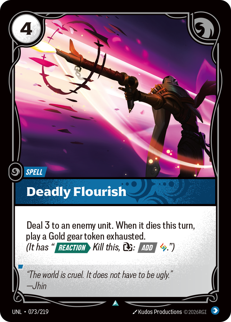 Deadly Flourish UNL 073/219 Chinese Version