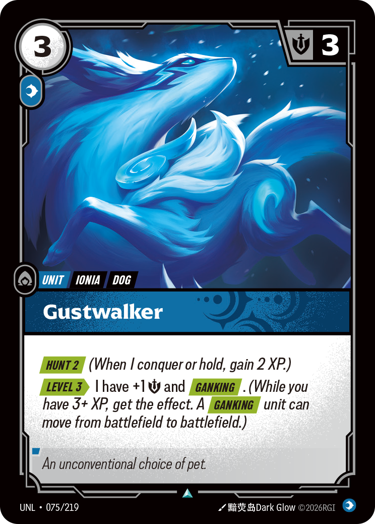 Gustwalker UNL 075/219 Chinese Version