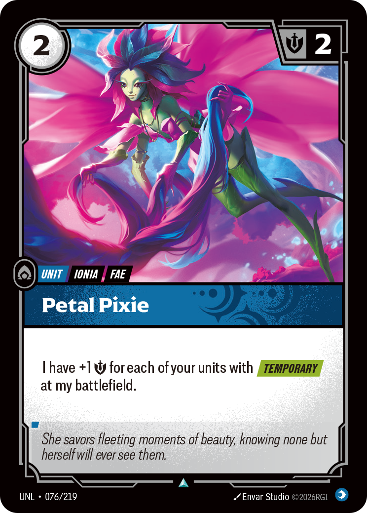 Petal Pixie UNL 076/219 Chinese Version