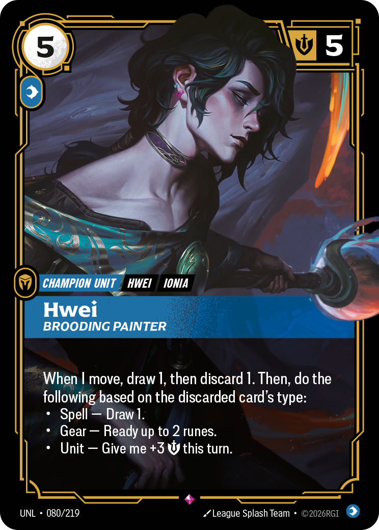 Hwei - Brooding Painter UNL 080/219 Chinese Version