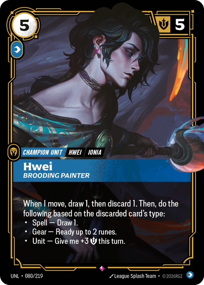 Hwei - Brooding Painter UNL 080/219 Chinese Version