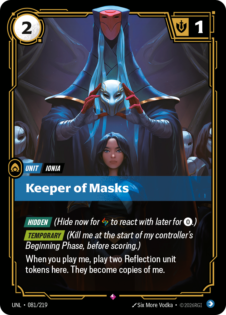 Keeper of Masks UNL 081/219 Chinese Version
