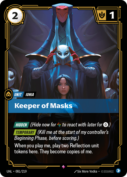 Keeper of Masks UNL 081/219 Chinese Version