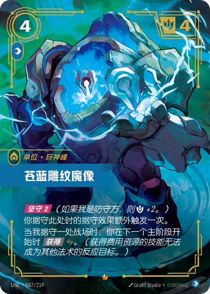 Blue Sentinel UNL 087/219 Chinese Version