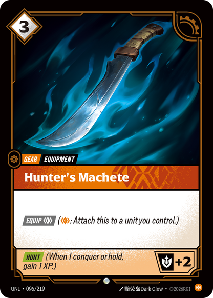 Hunter's Machete UNL 096/219 Chinese Version