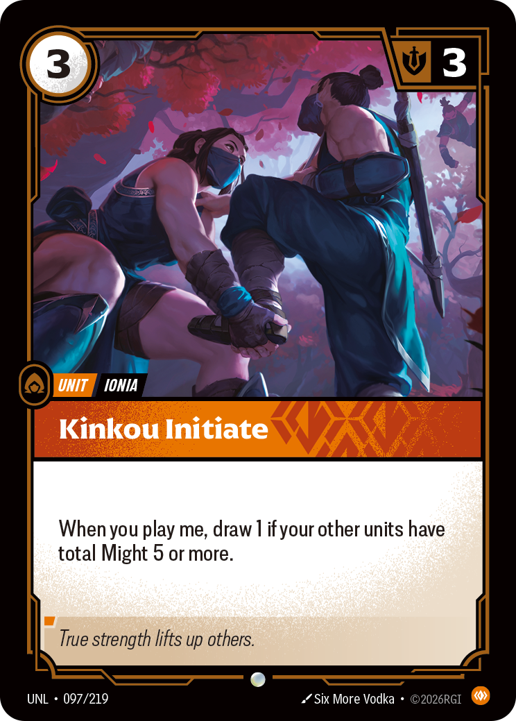 Kinkou Initiate UNL 097/219 Chinese Version