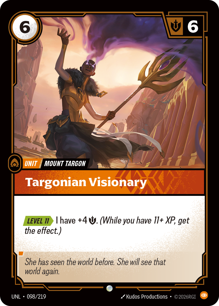 Targonian Visionary UNL 098/219 Chinese Version