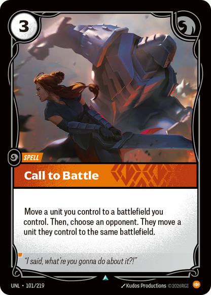 Call to Battle UNL 101/219 Chinese Version