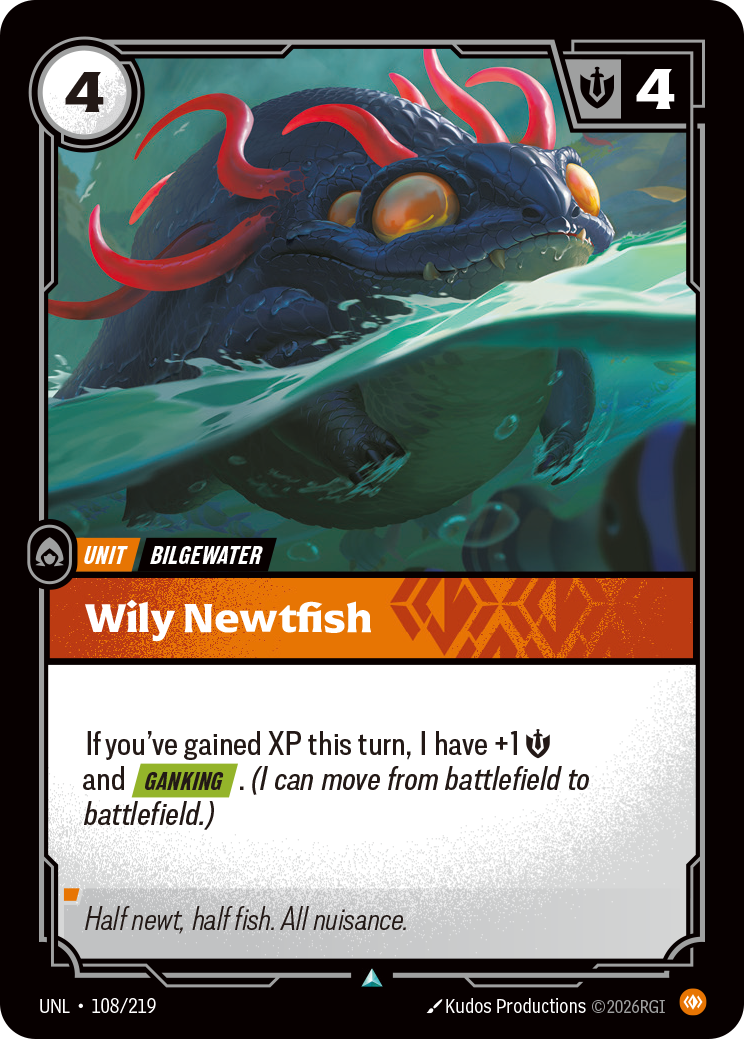 Wily Newtfish UNL 108/219 Chinese Version