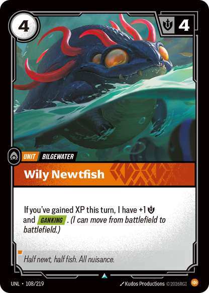 Wily Newtfish UNL 108/219 Chinese Version