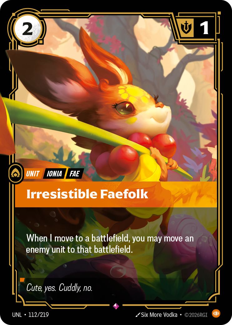 Irresistible Faefolk UNL 112/219 Chinese Version