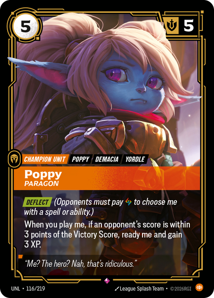 Poppy - Paragon UNL 116/219 Chinese Version