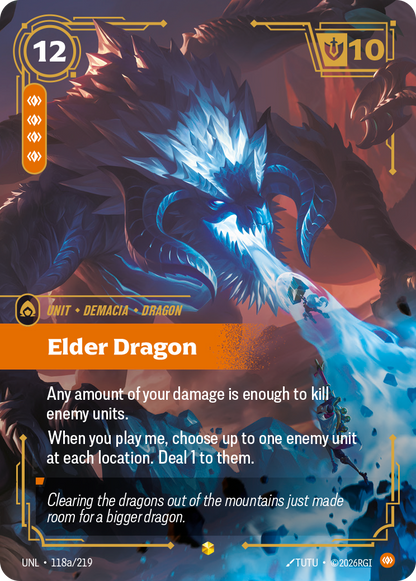 Elder Dragon UNL 118a/219 Chinese Version