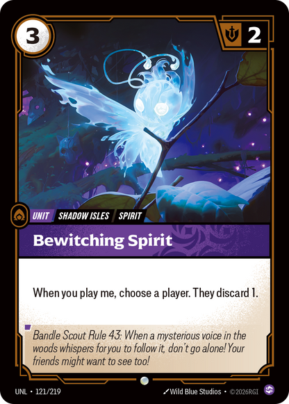 Bewitching Spirit UNL 121/219 Chinese Version