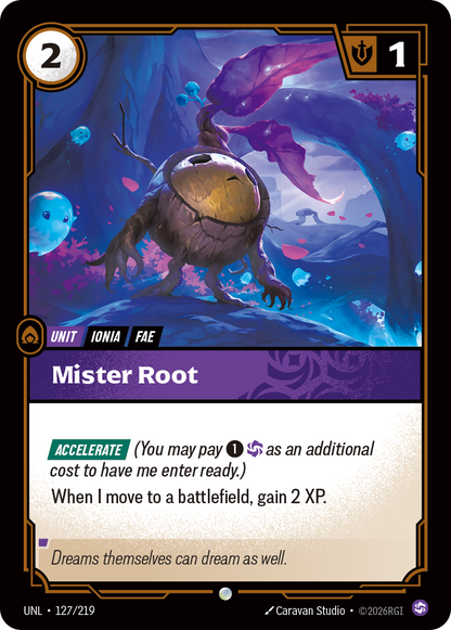 Mister Root UNL 127/219 Chinese Version