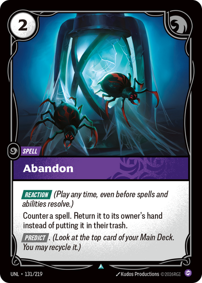 Abandon UNL 131/219 Chinese Version