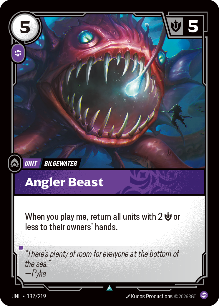 Angler Beast UNL 132/219 Chinese Version