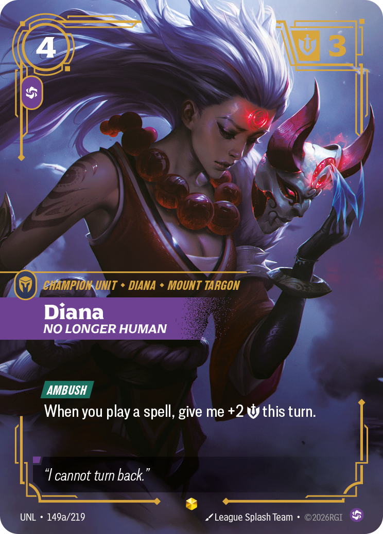 Diana - No Longer Human UNL 149a/219 Chinese Version