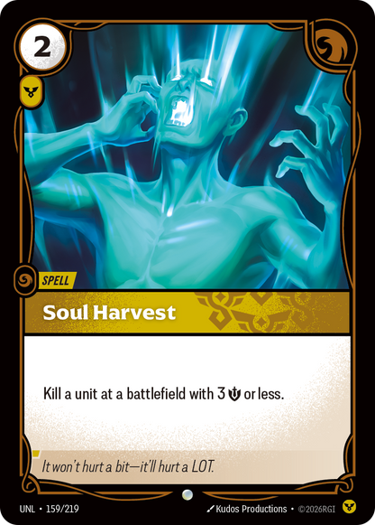 Soul Harvest UNL 159/219 Chinese Version