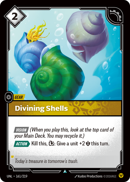Divining Shells UNL 161/219 Chinese Version