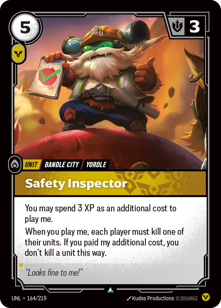 Safety Inspector UNL 164/219 Chinese Version