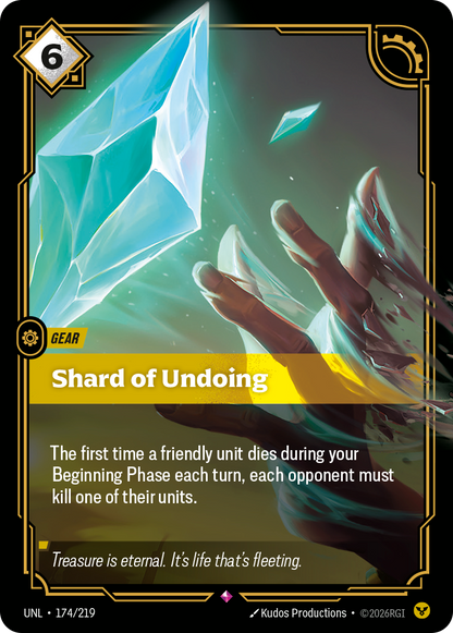Shard of Undoing UNL 174/219 Chinese Version