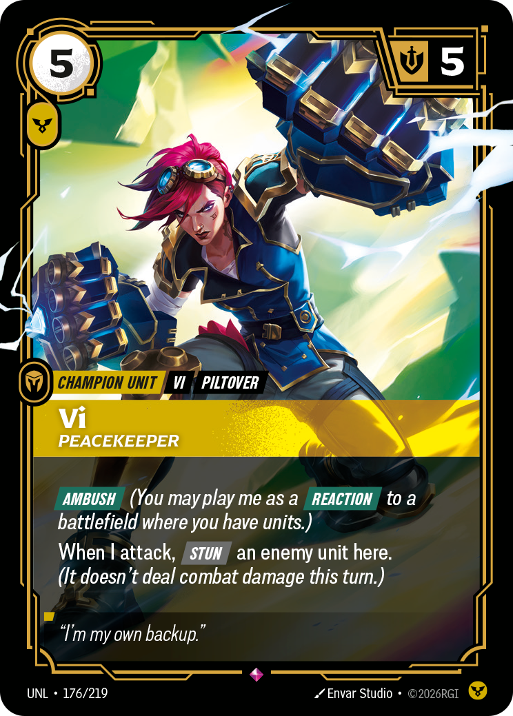 Vi - Peacekeeper UNL 176/219 Chinese Version